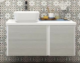 Тумба под раковину Акватон Брук 60см дуб латте 1A201901BCDL0